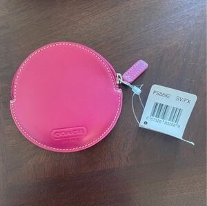 Coach Vibrant Pink Coin Purse